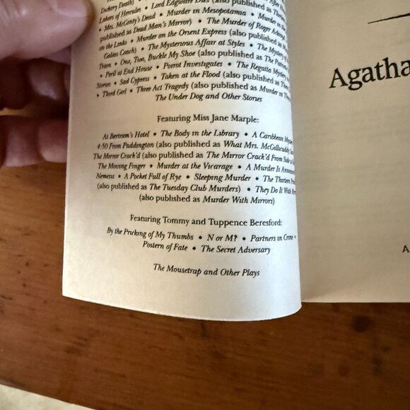 Agatha Christie Hercule Poirot Mystery Paperback Book Collection Lot of 6 - Picture 10 of 14